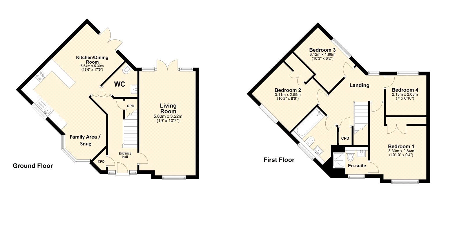 4 bed detached house for sale in Cresswell Square, Angmering, West