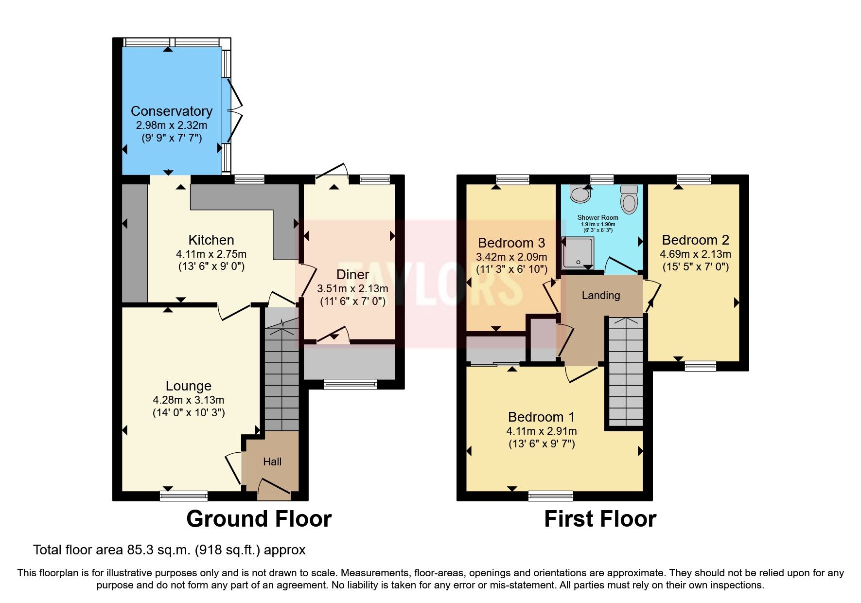 3 bed semidetached house for sale in Longs Drive, Yate, Bristol
