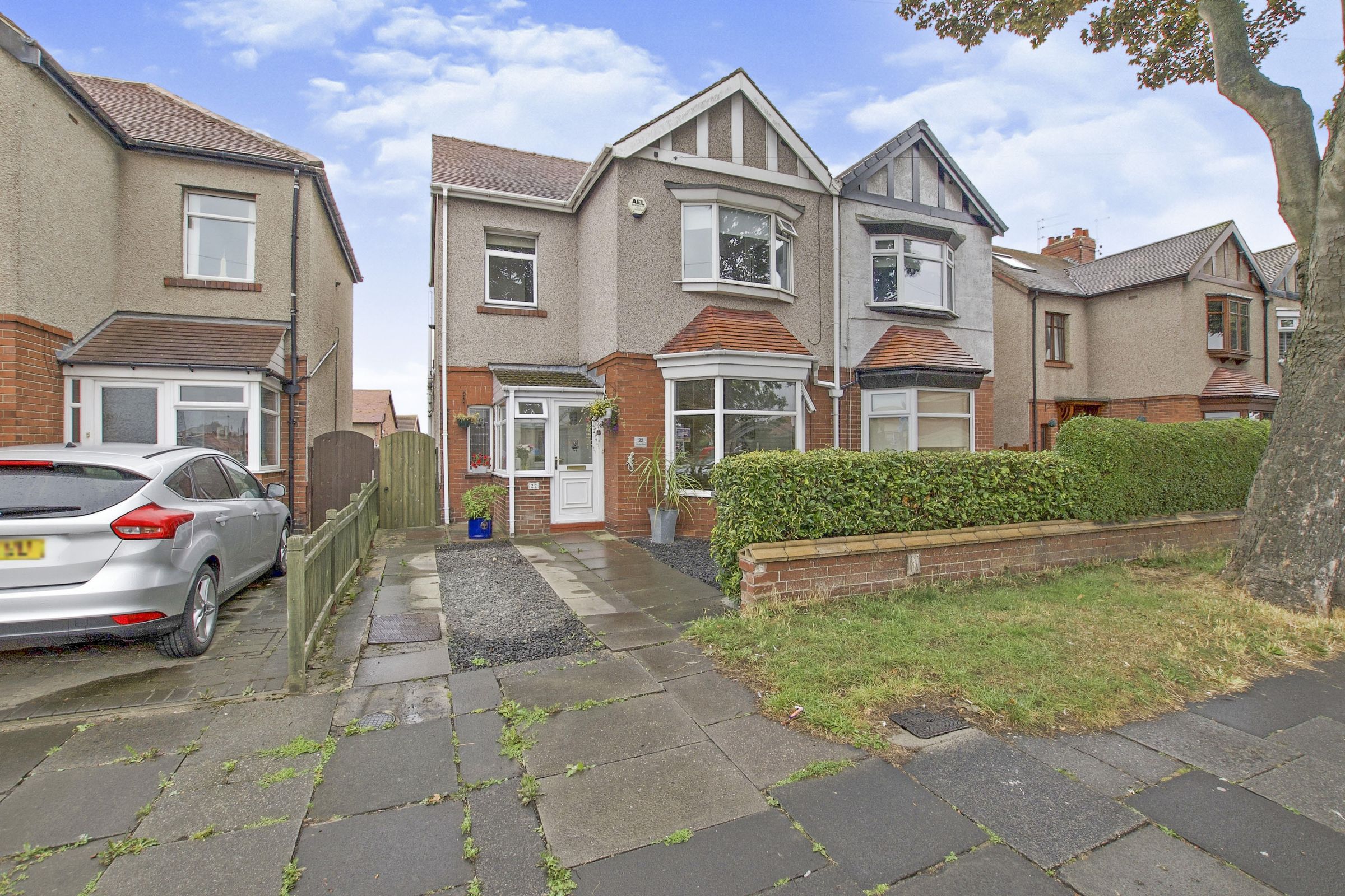 3 bed semidetached house for sale in Earsdon Road, Whitley Bay NE25