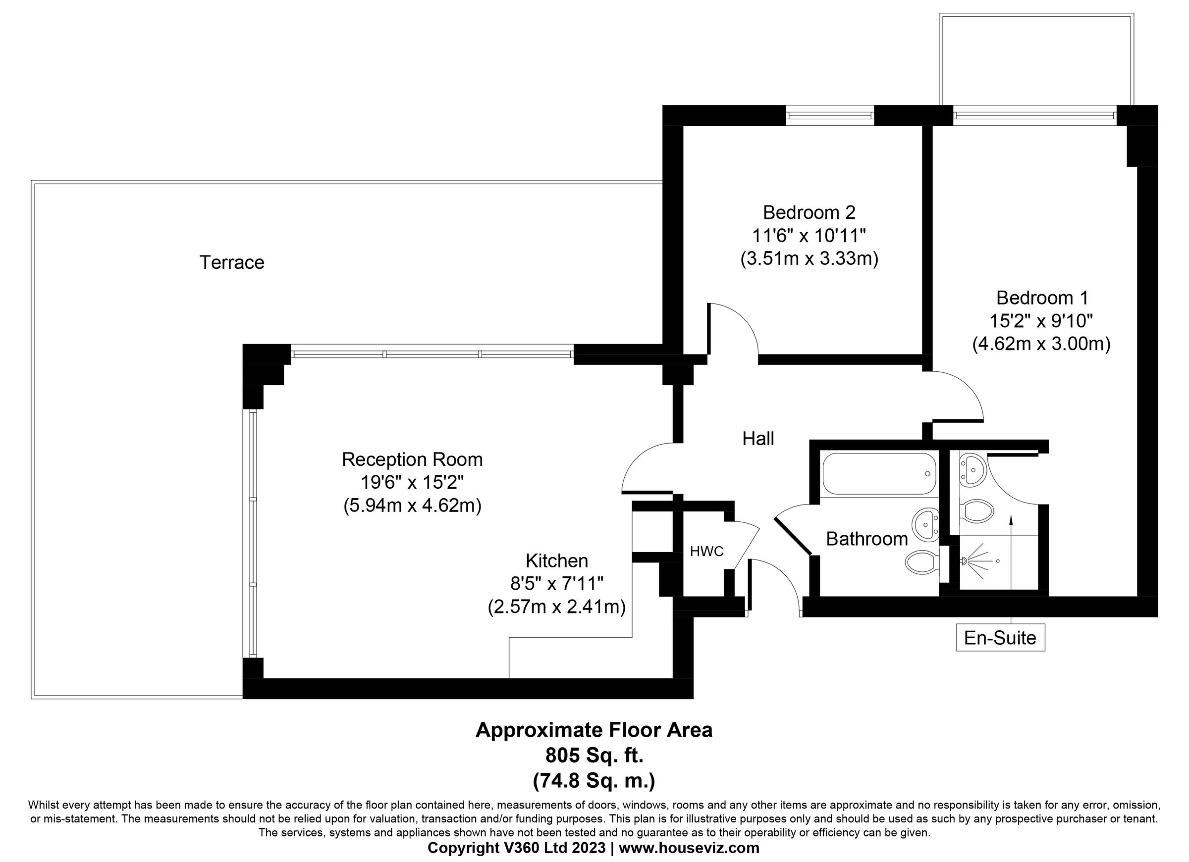 2 bed flat to rent in Flat 704, Alaska Building, Deals Gateway, London