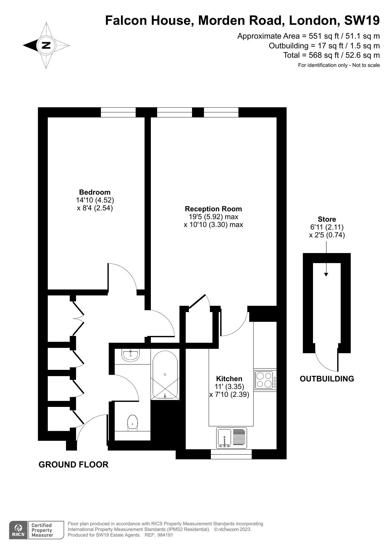1 bed flat for sale in Morden Road, London SW19 Zoopla