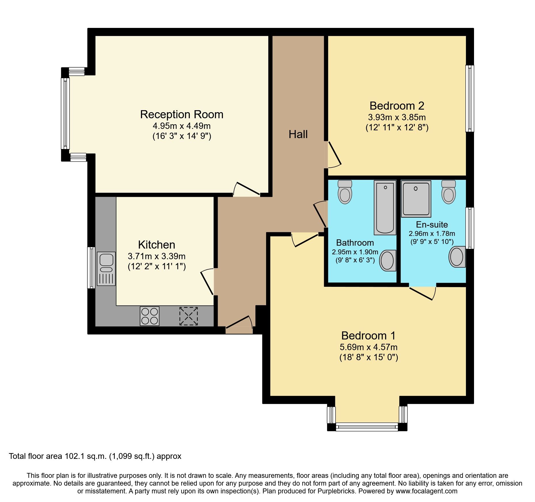 2 bed flat for sale in 78 The Grove, Middlesbrough TS7 Zoopla