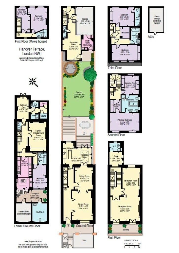 7 bed terraced house for sale in Hanover Terrace, London NW1 Zoopla