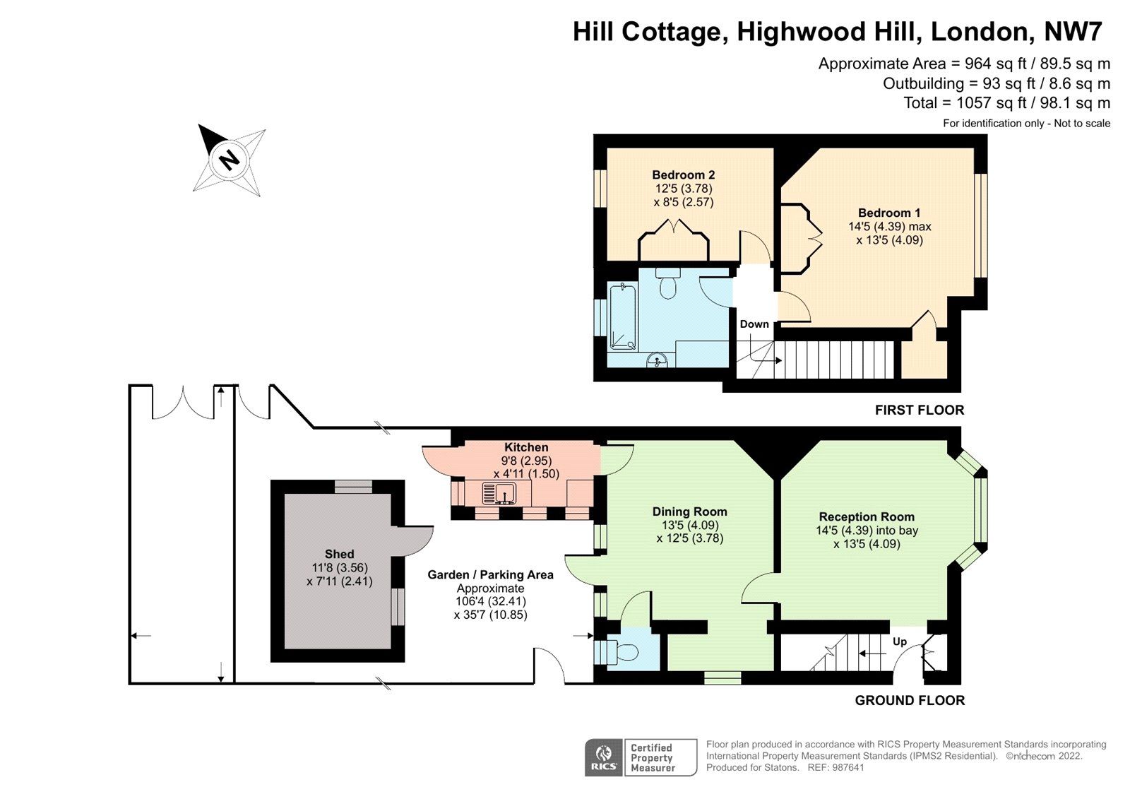2 bed terraced house for sale in Highwood Hill, London NW7 Zoopla