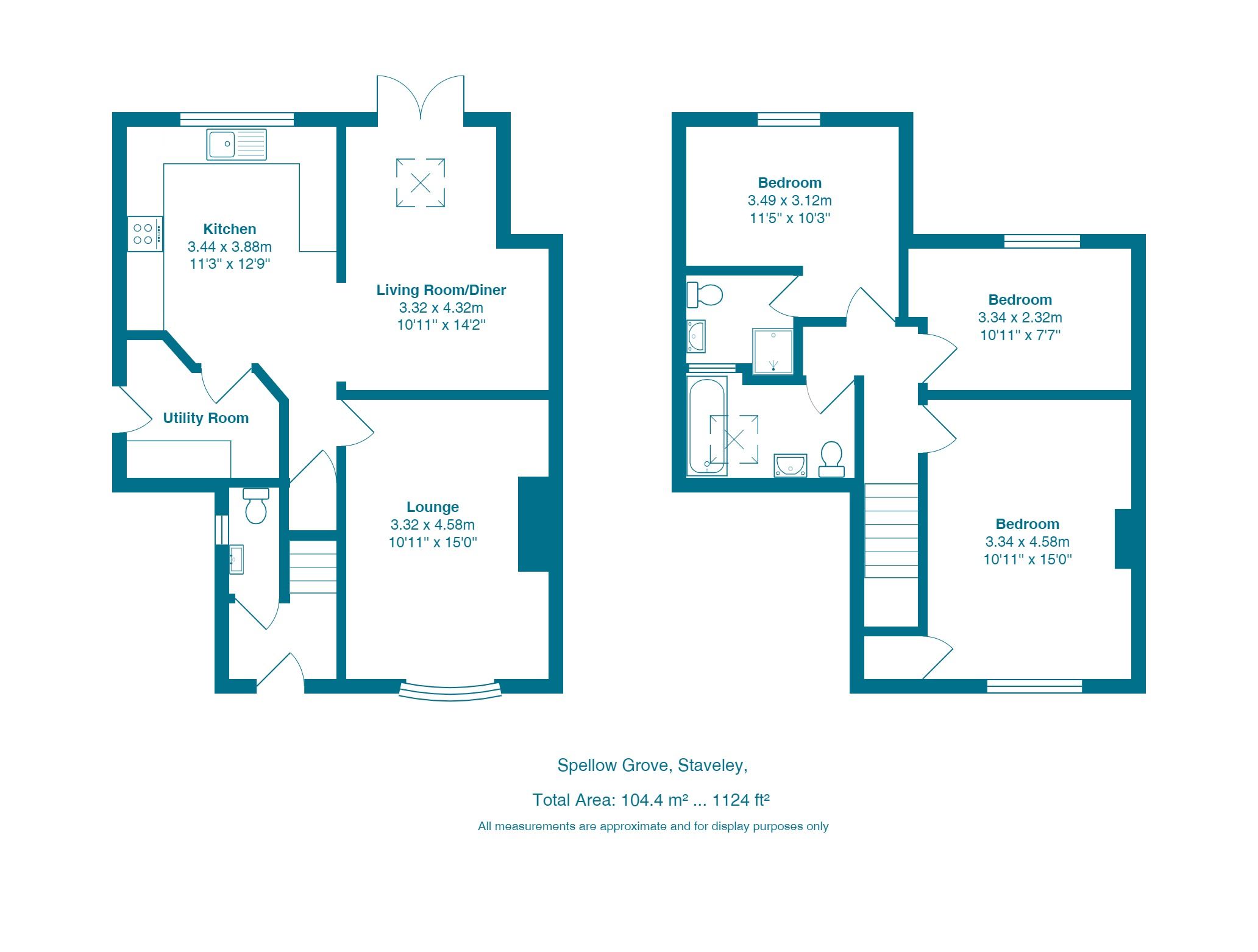3 bed semidetached house for sale in Staveley, Knaresborough, North