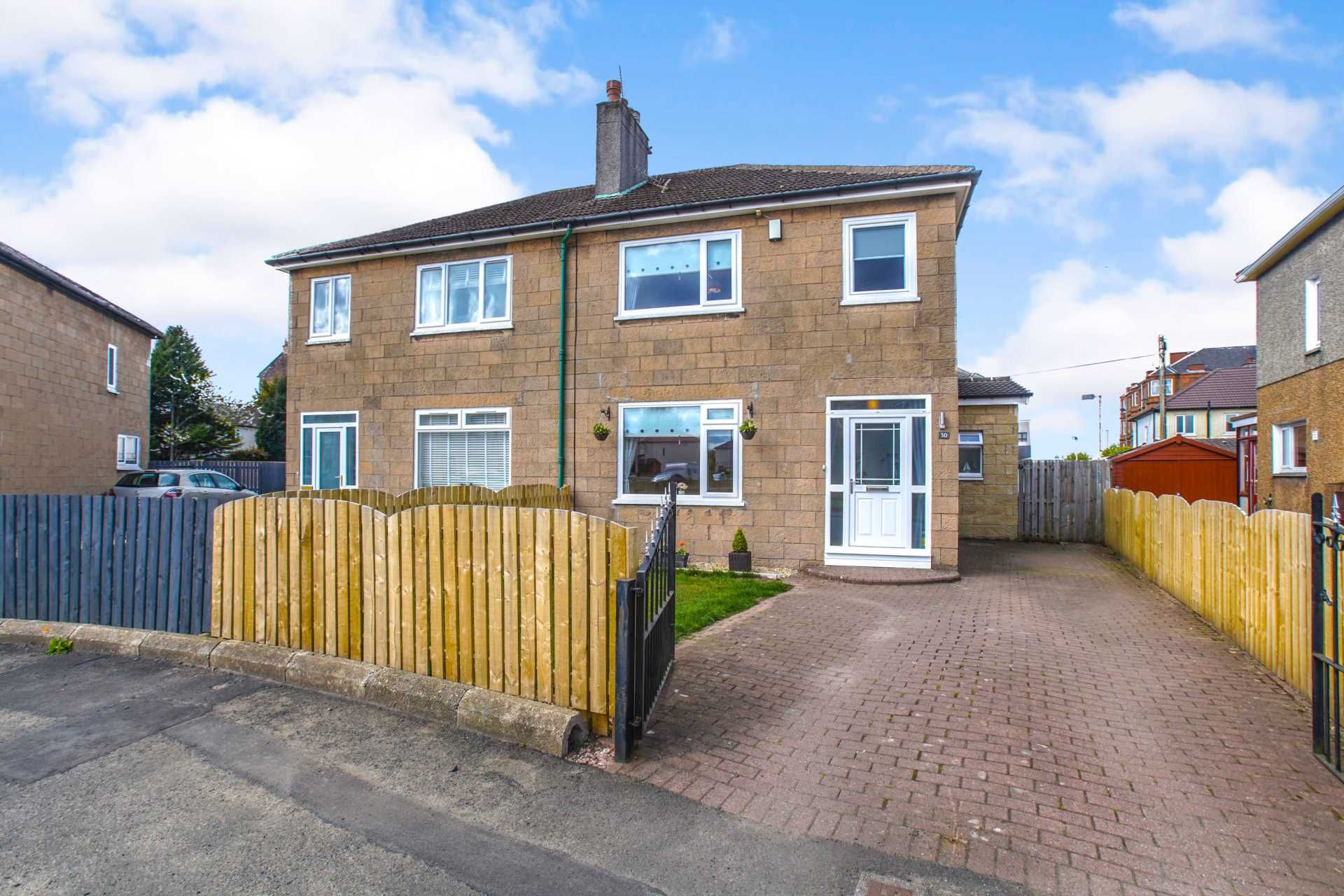 3 bed semidetached house for sale in Urquhart Crescent, Renfrew PA4