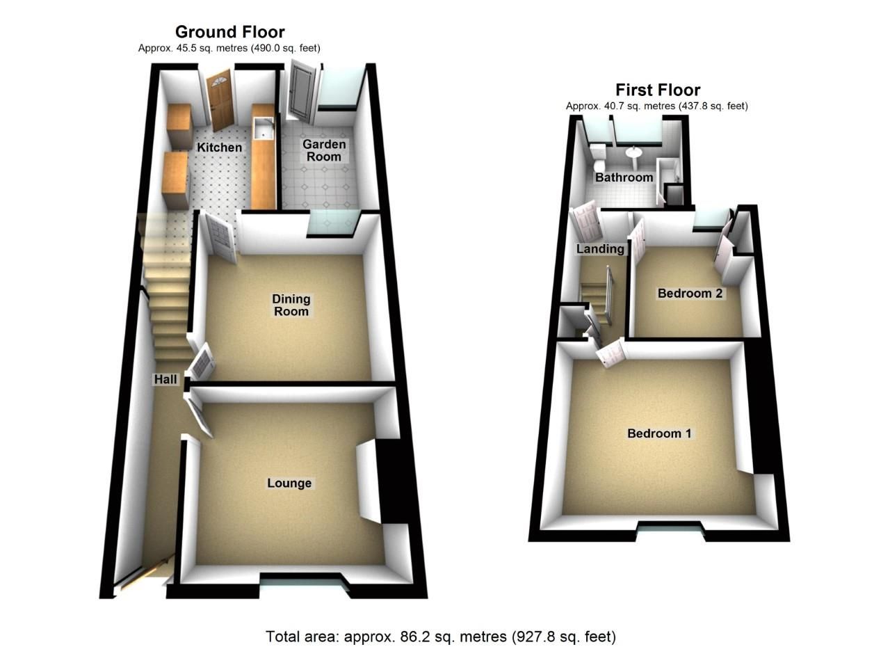 2 bed terraced house for sale in Gower Place, Mumbles, Swansea SA3 Zoopla