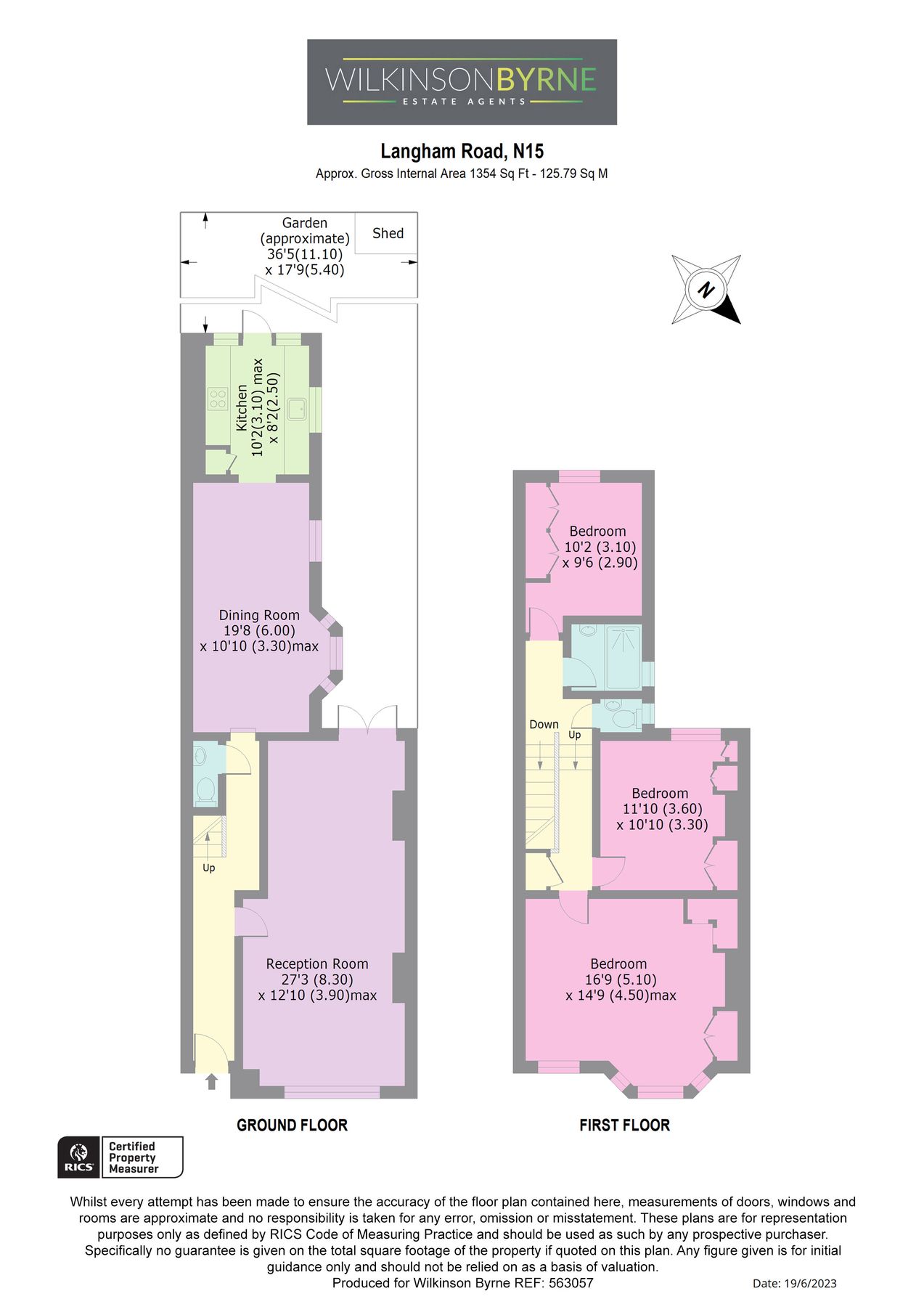 3 bed terraced house for sale in Langham Road, London N15 Zoopla
