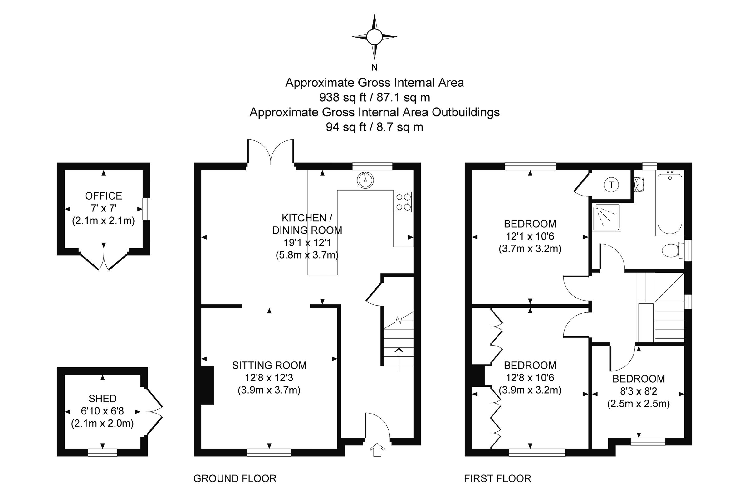 3 bed end terrace house for sale in Sole Farm Avenue, Bookham