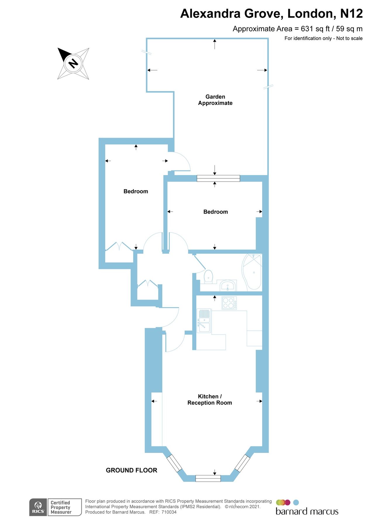 2 bed flat for sale in Alexandra Grove, London N12 Zoopla