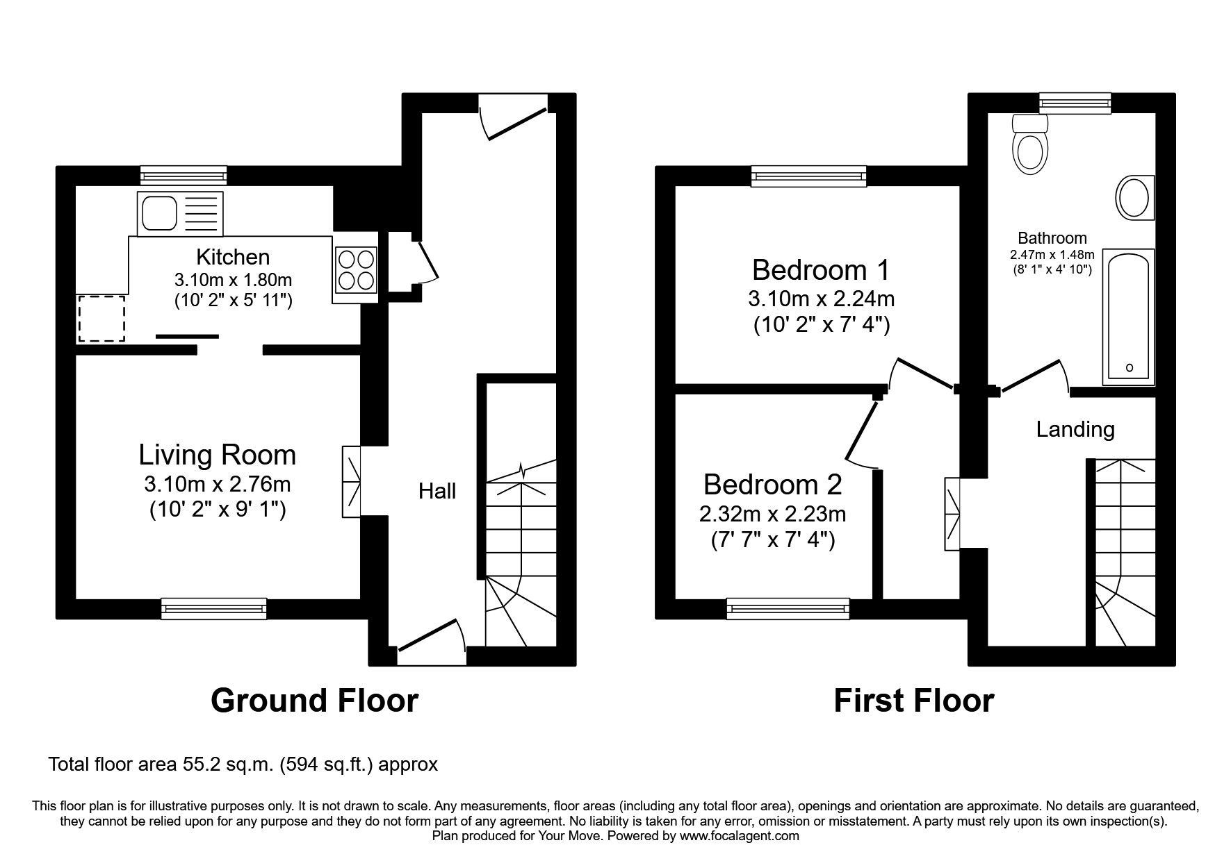 2 bed terraced house for sale in Greenhill Lane, Denbury, Newton Abbot, Devon TQ12 Zoopla