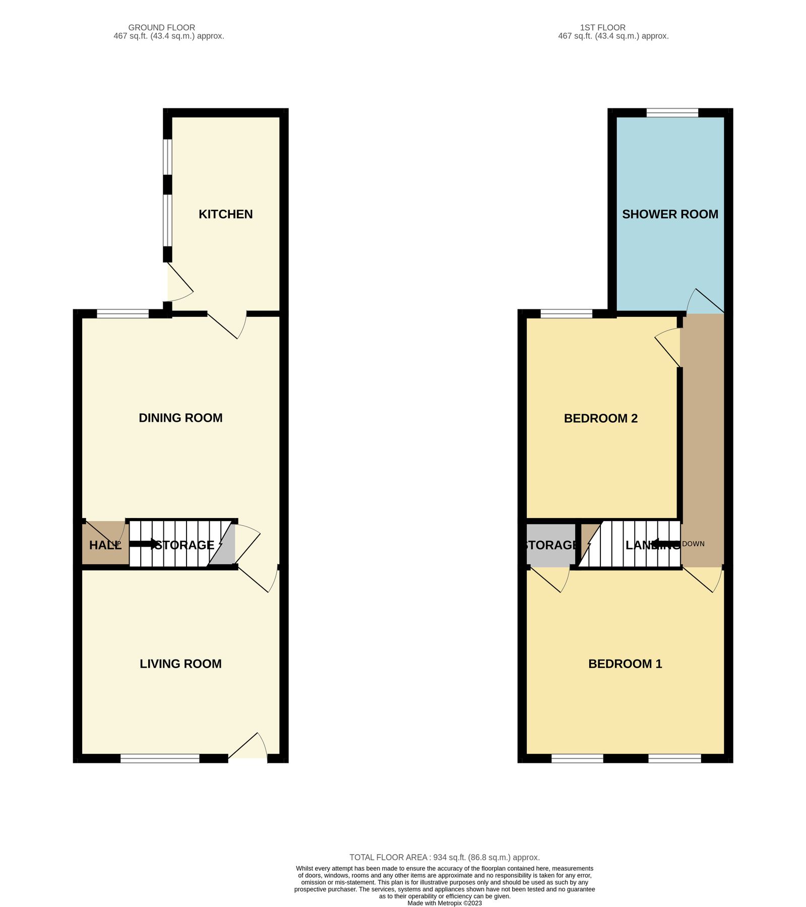 2 bed terraced house for sale in High Street, Swanwick, Alfreton DE55