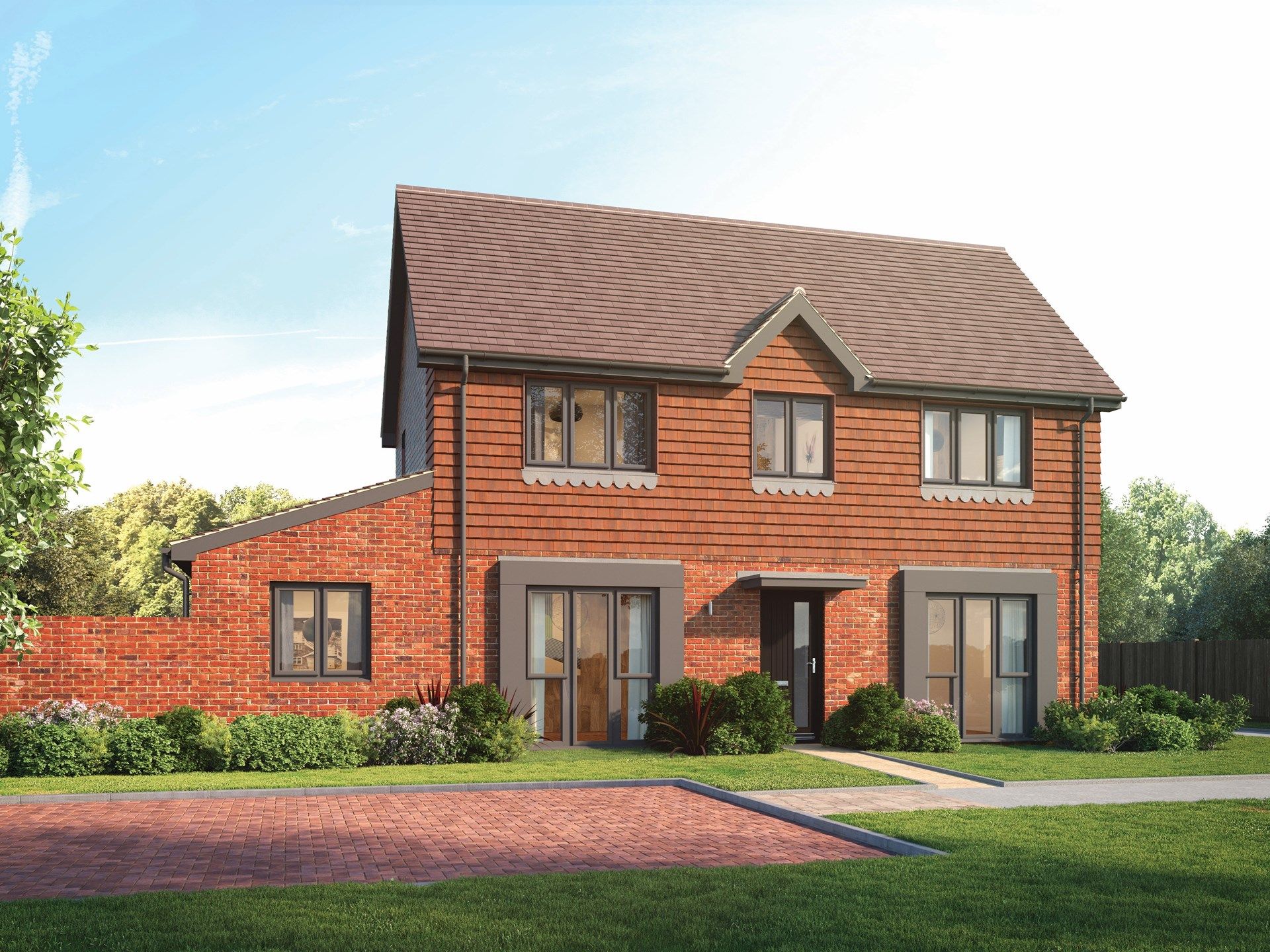 New home, 3 bed semidetached house for sale in "Hiswick Semi Detached