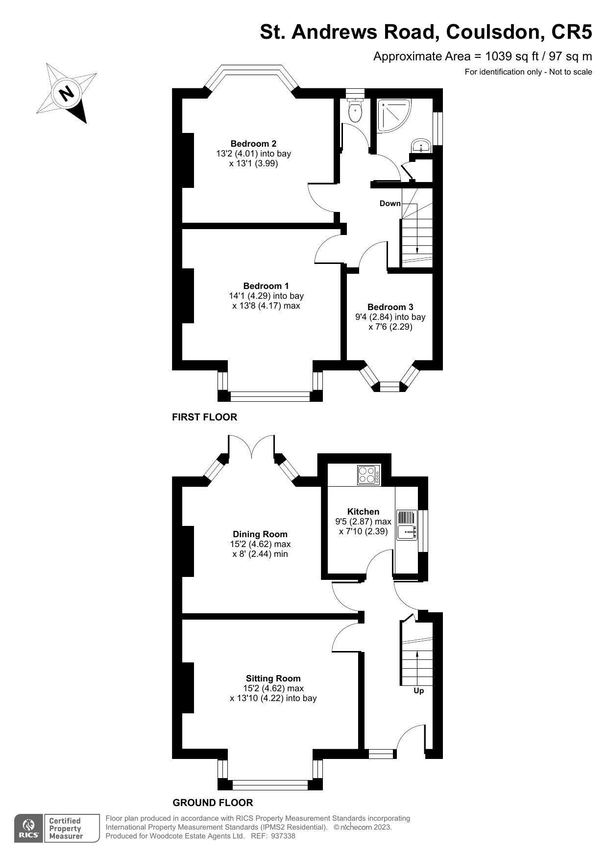 3 bed semidetached house for sale in St. Andrews Road, Coulsdon CR5