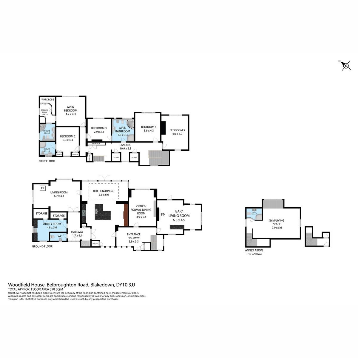 5 bed detached house for sale in Belbroughton Road, Blakedown