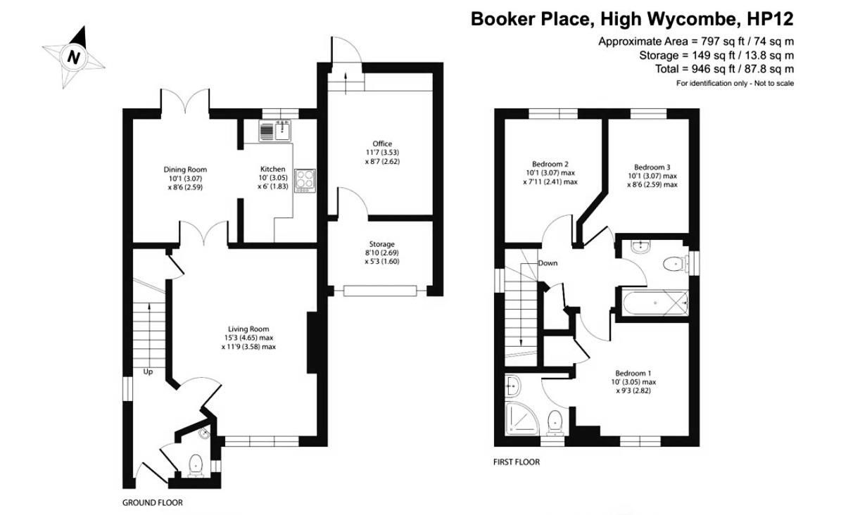 3 bed detached house for sale in Booker Place, High HP12 Zoopla