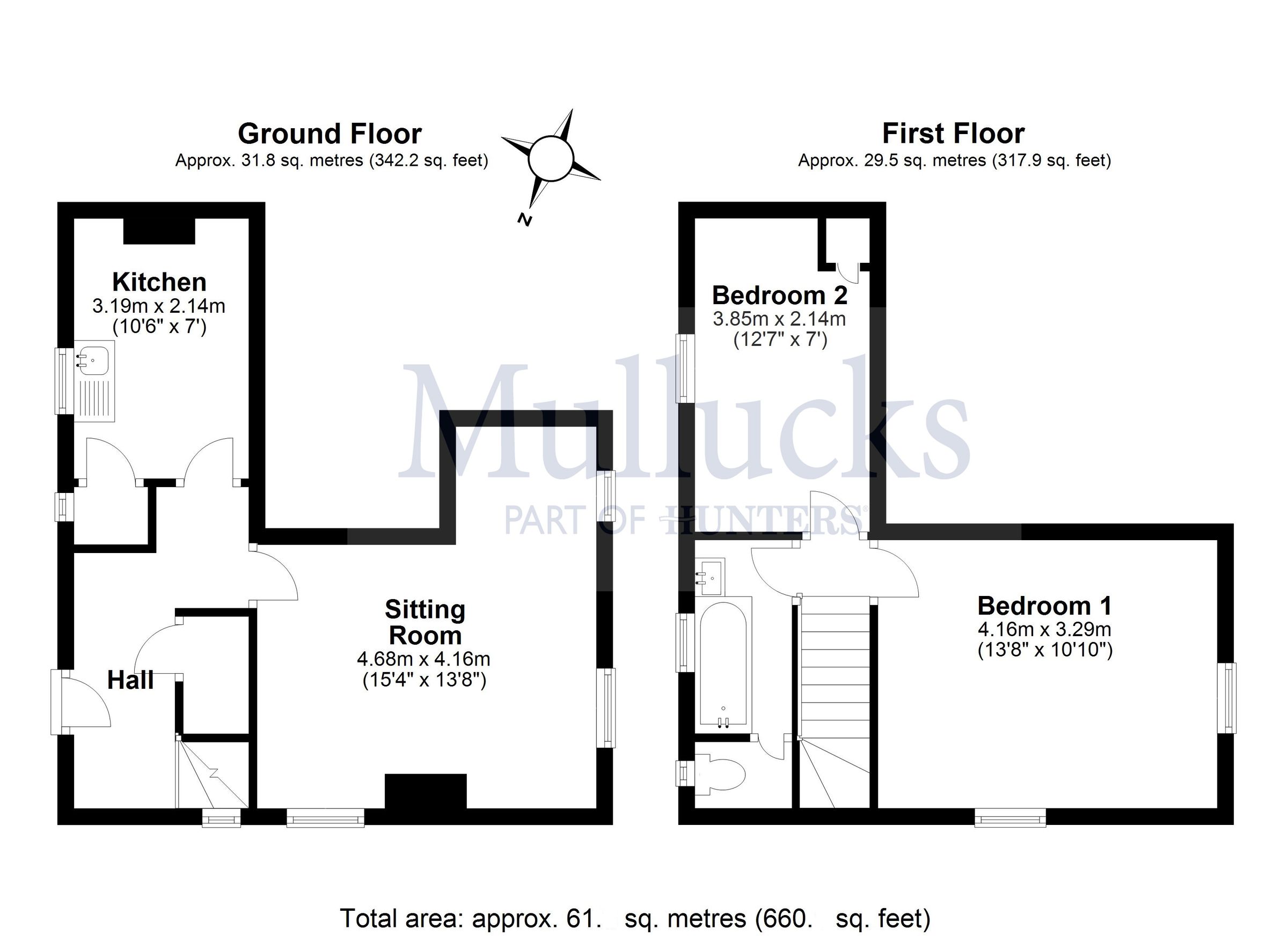 2 bed semidetached house for sale in Brewers End, Takeley, Essex CM22