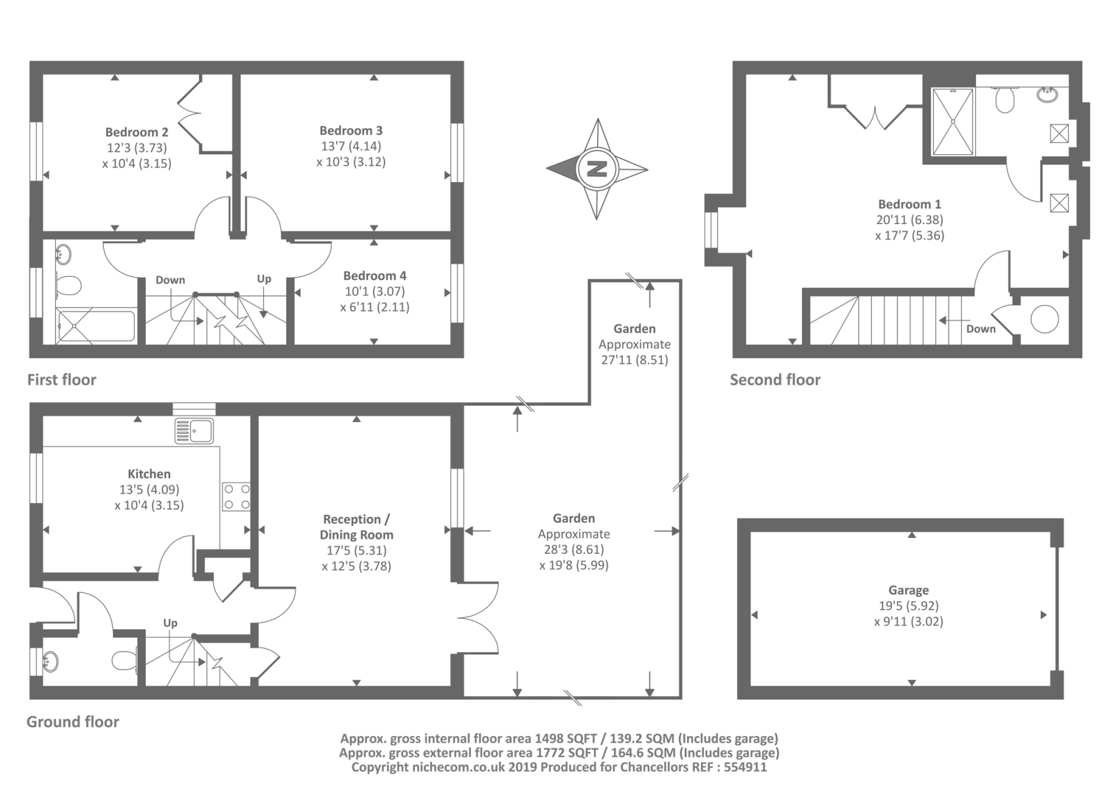4 bed semidetached house for sale in Kingsmere, Bicester, Oxfordshire