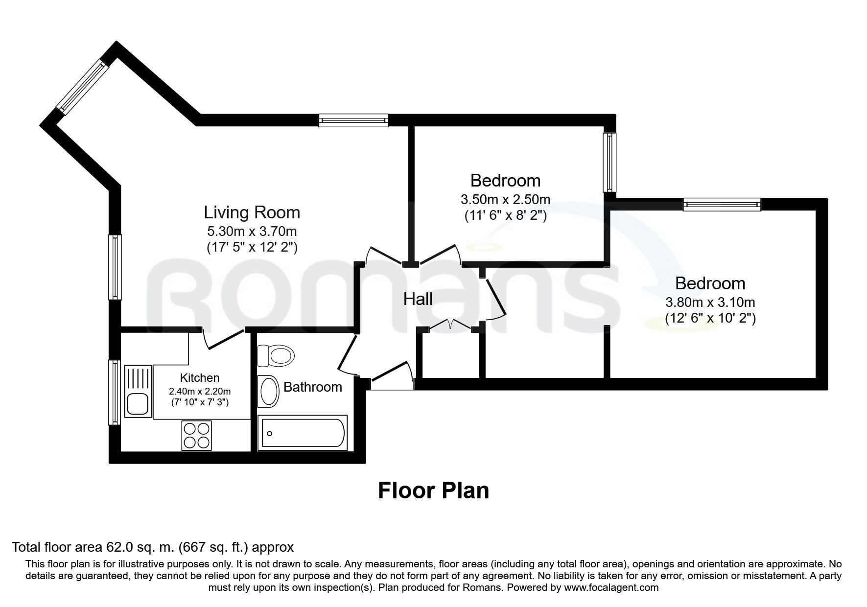 2 bed flat to rent in Ascot Court, Aldershot GU11 Zoopla