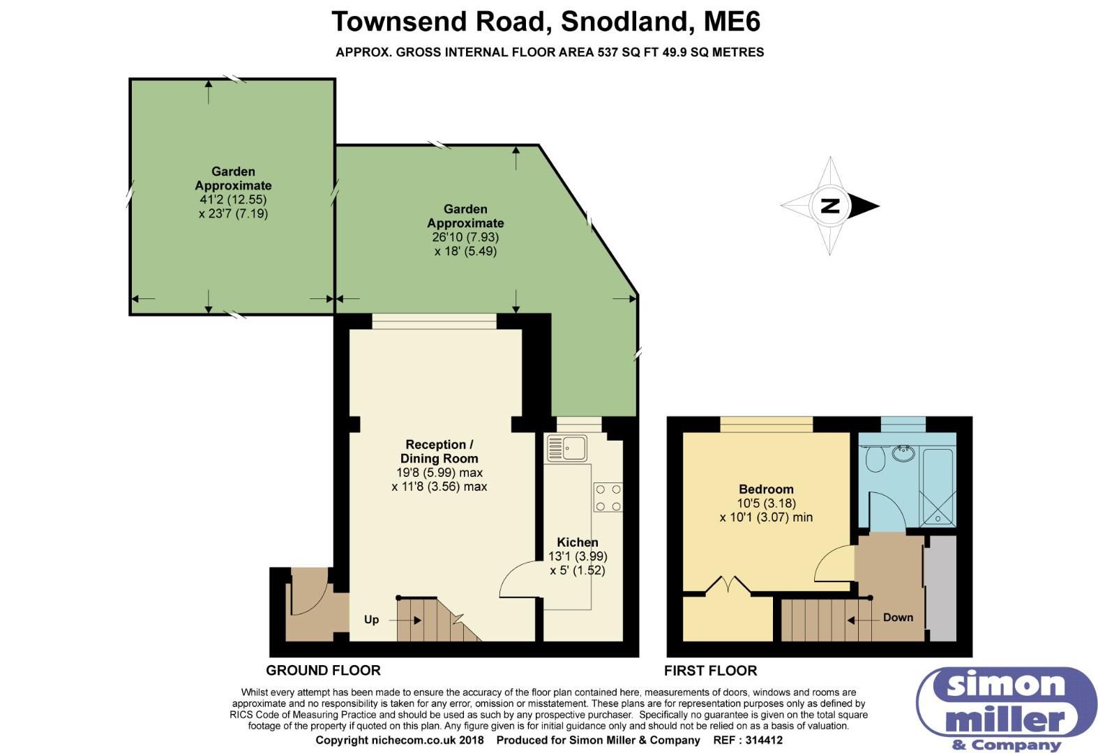 1 bed semidetached house for sale in Townsend Road, Snodland ME6 Zoopla