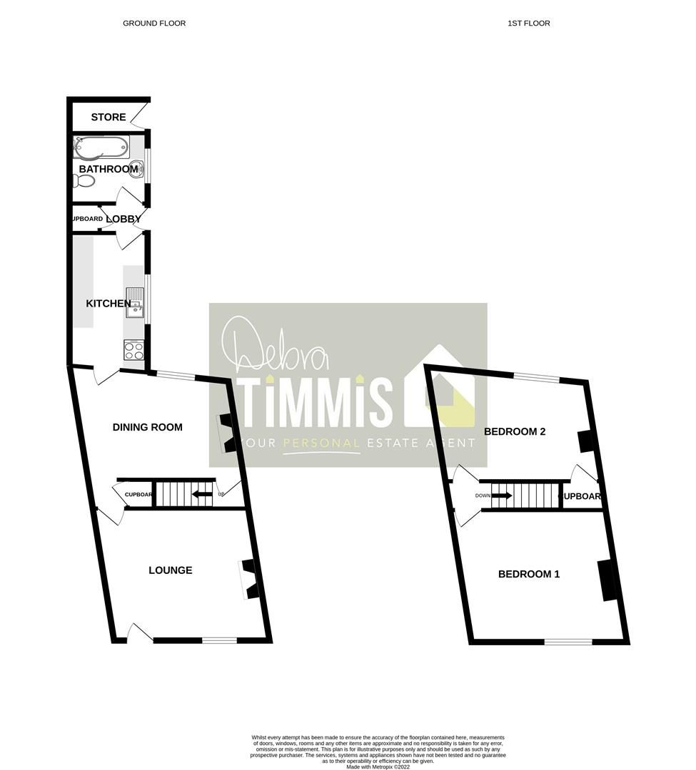 2 bed terraced house for sale in Endon Road, Norton Green, StokeOn