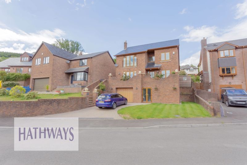 4 bed detached house for sale in Pine Gardens, Tranch, Pontypool NP4