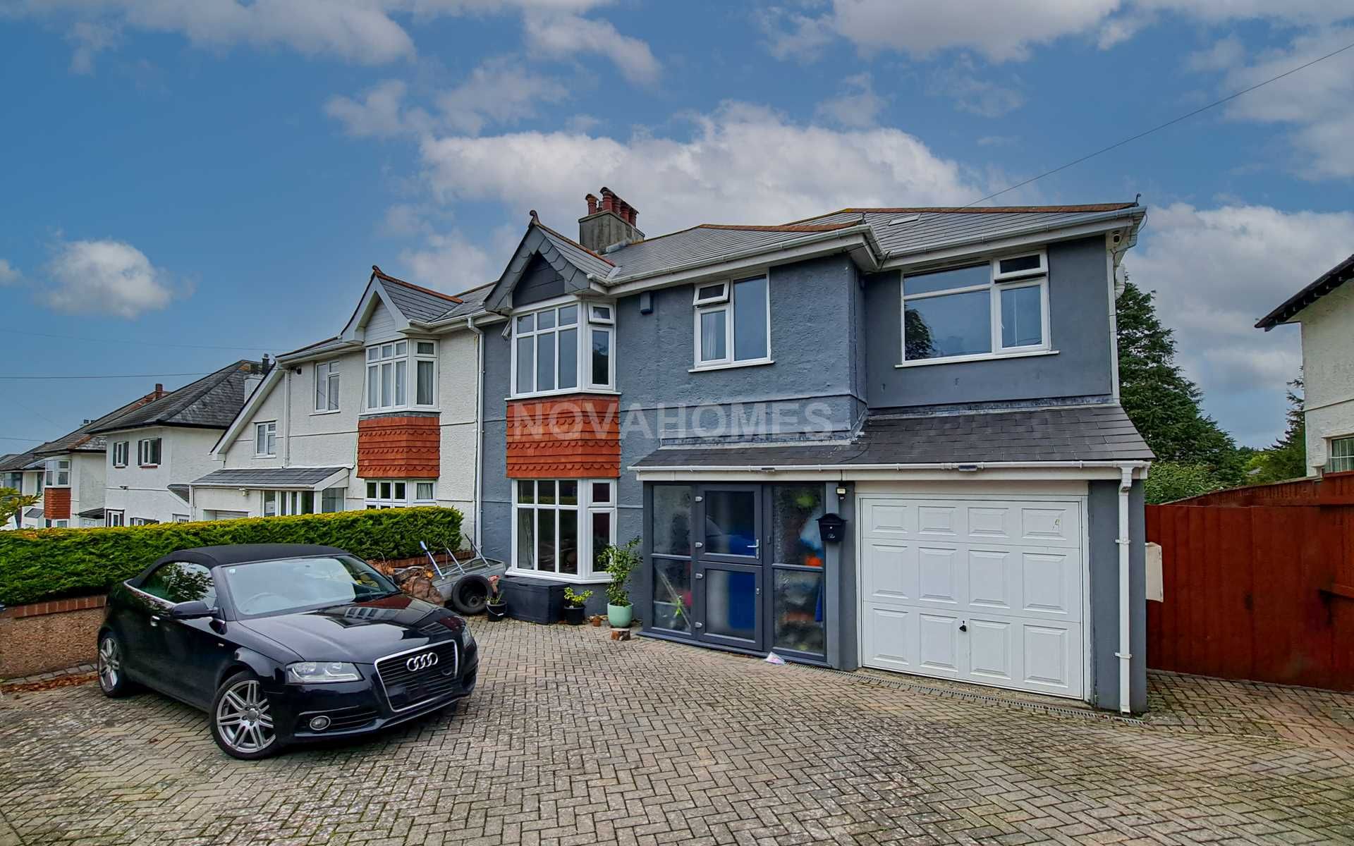 5 bed semidetached house for sale in Furzehatt Road, Plymstock PL9