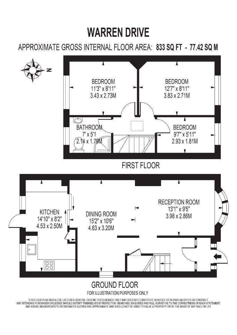 3 bed end terrace house for sale in Warren Drive South, Tolworth