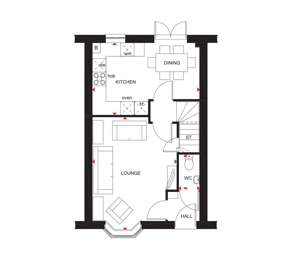 3 bed terraced house to rent in Chalgrove Place, Henhull, Nantwich CW5