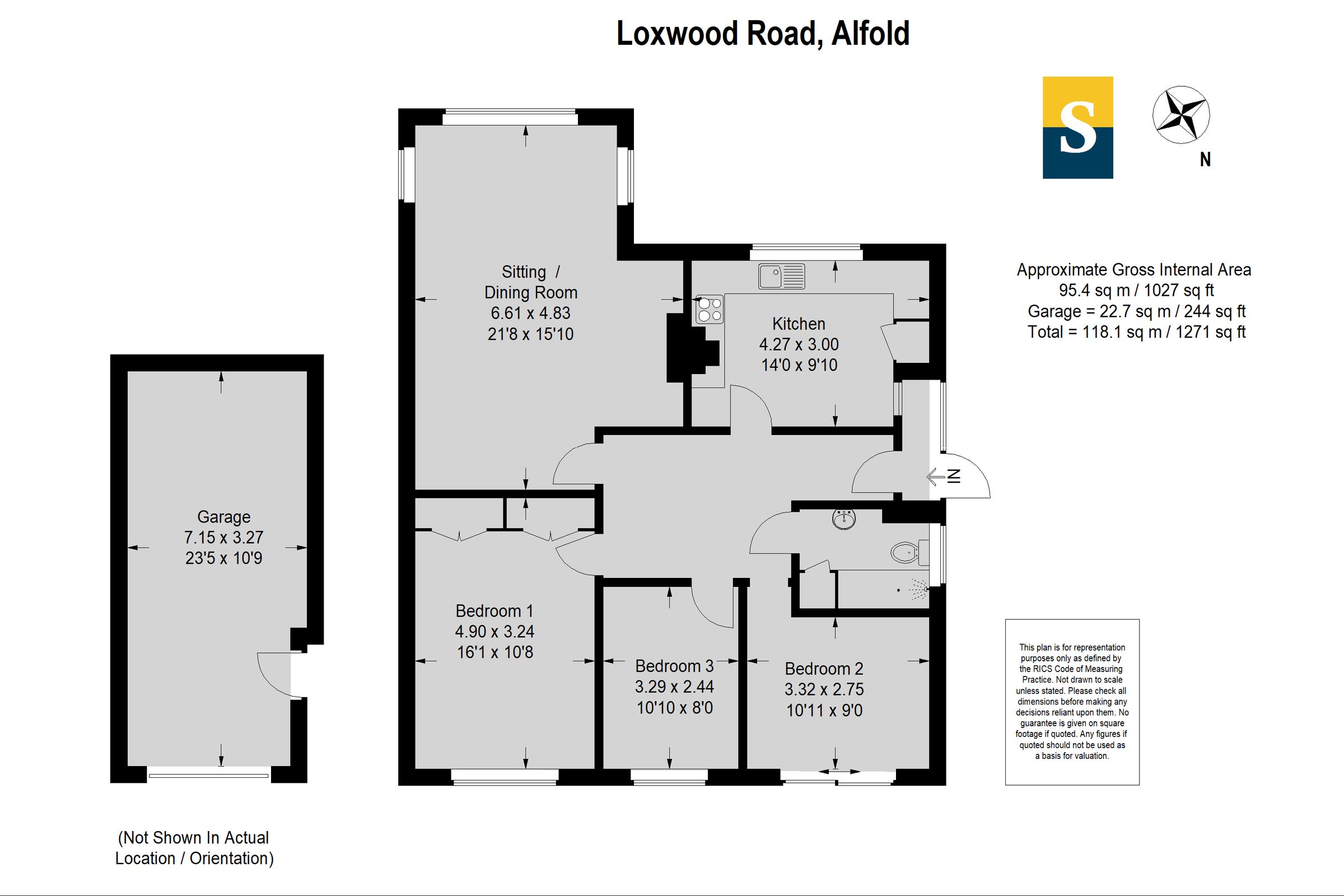 3 bed bungalow for sale in Alfold, Cranleigh, Surrey GU6 Zoopla