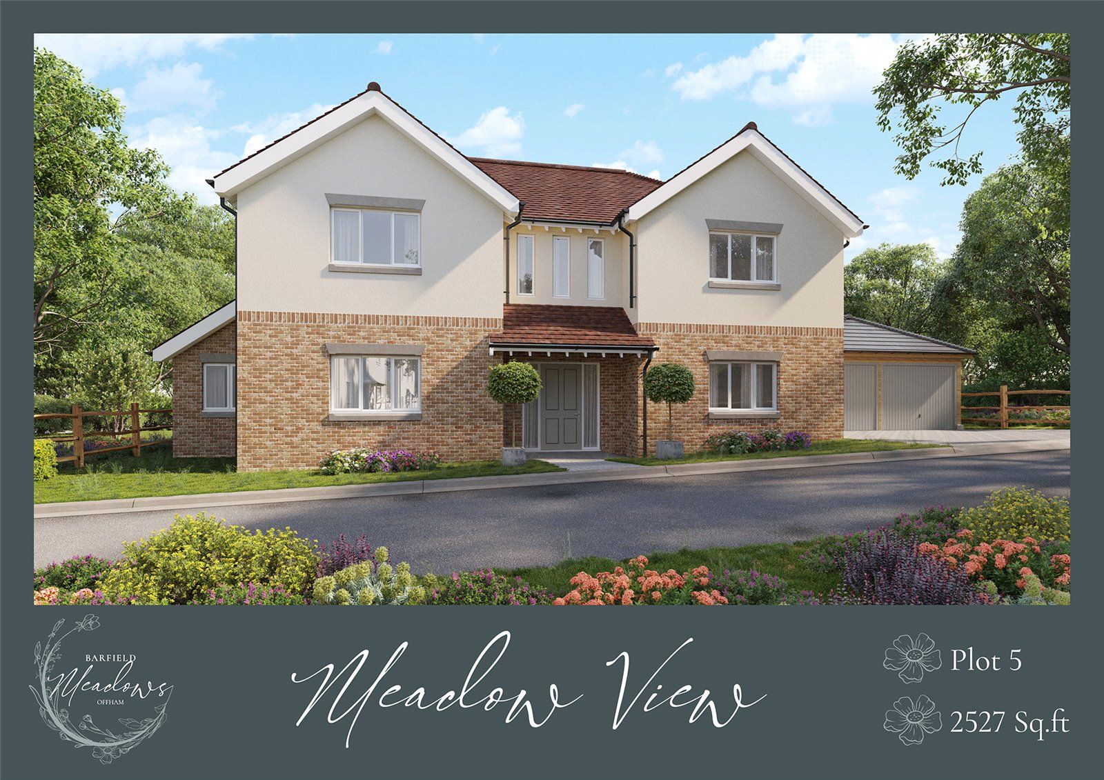New home, 4 bed detached house for sale in Barfield Meadows, Teston