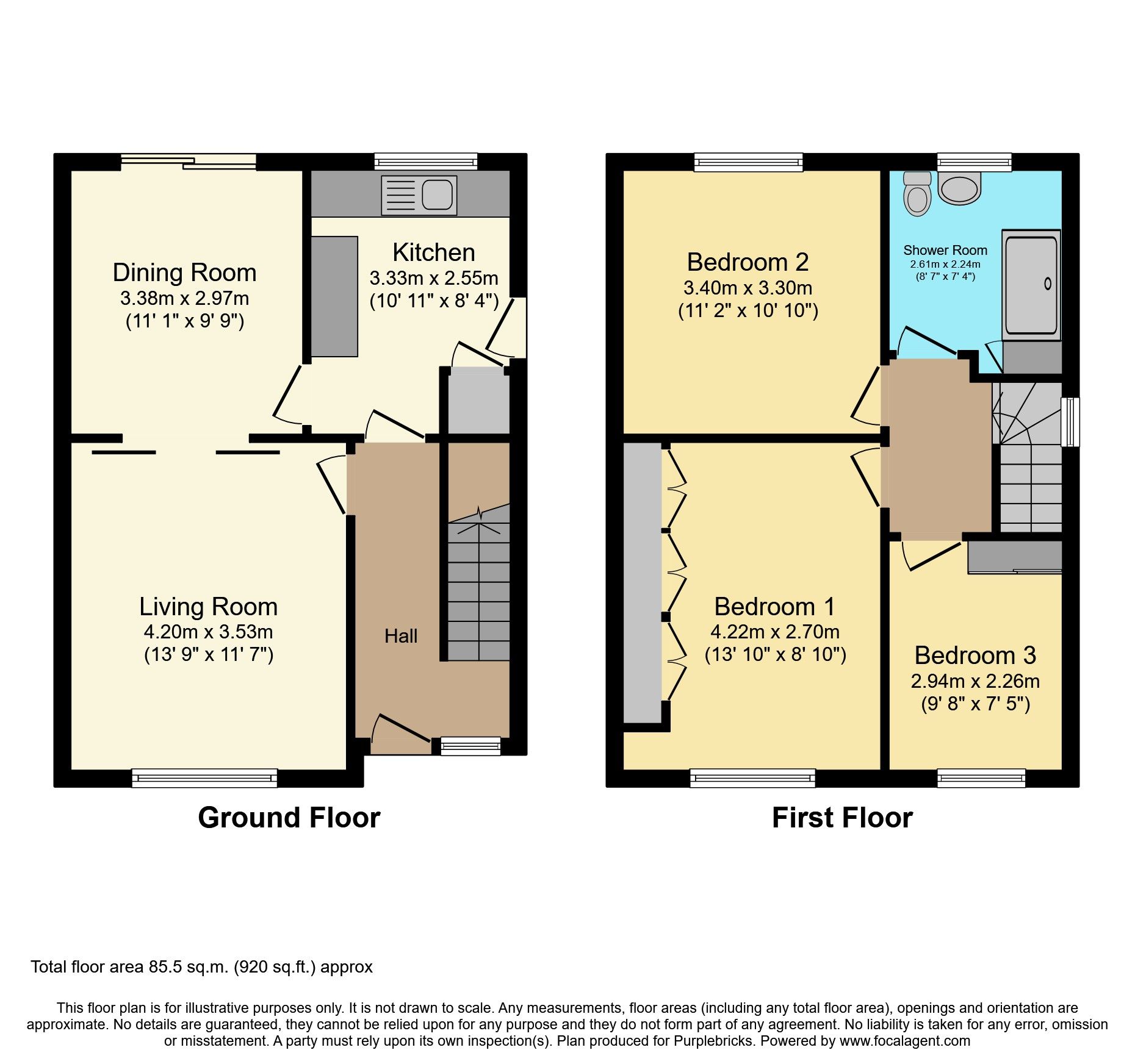 3 bed semidetached house for sale in The Underway, Halton Village