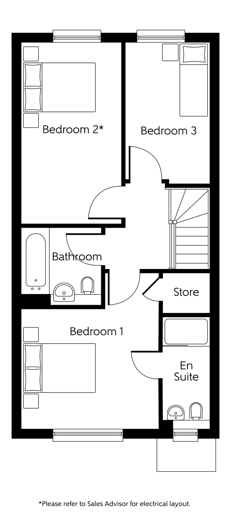 New home, 3 bed semidetached house for sale in Tiltman Avenue, Knockhall Road, Greenhithe DA9