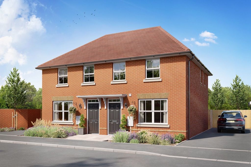 New home, 3 bed semidetached house for sale in "Archford" at Pye Green