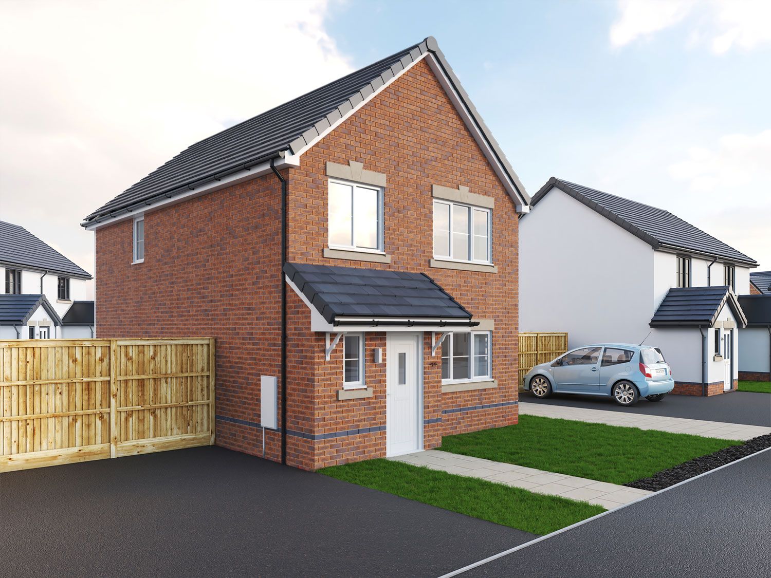 New home, 3 bed detached house for sale in The Moulton G, Cae Sant