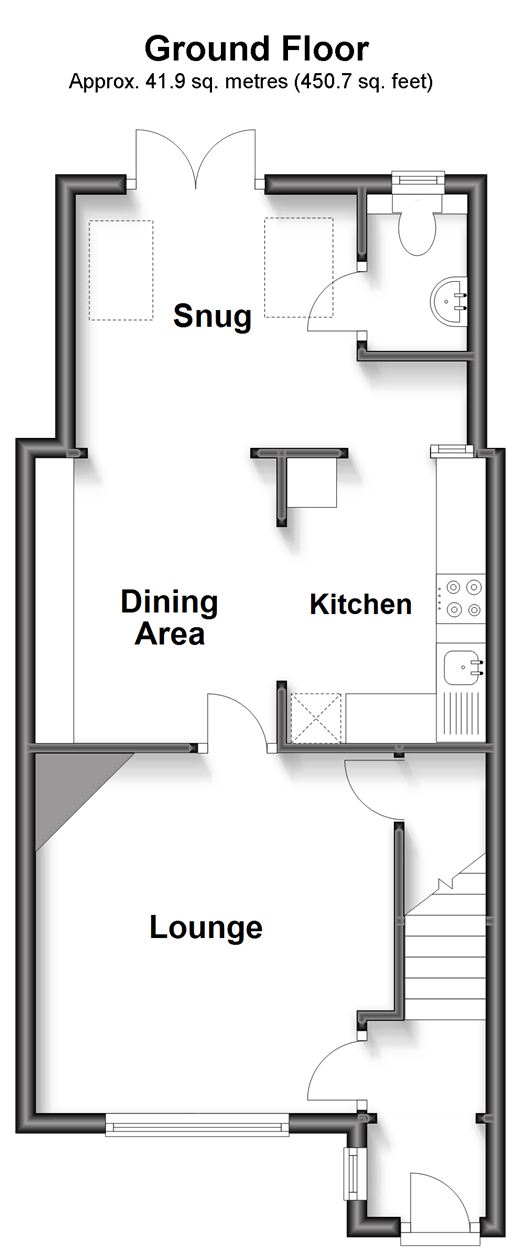2 bed terraced house for sale in Jaggard Way, Staplehurst, Tonbridge
