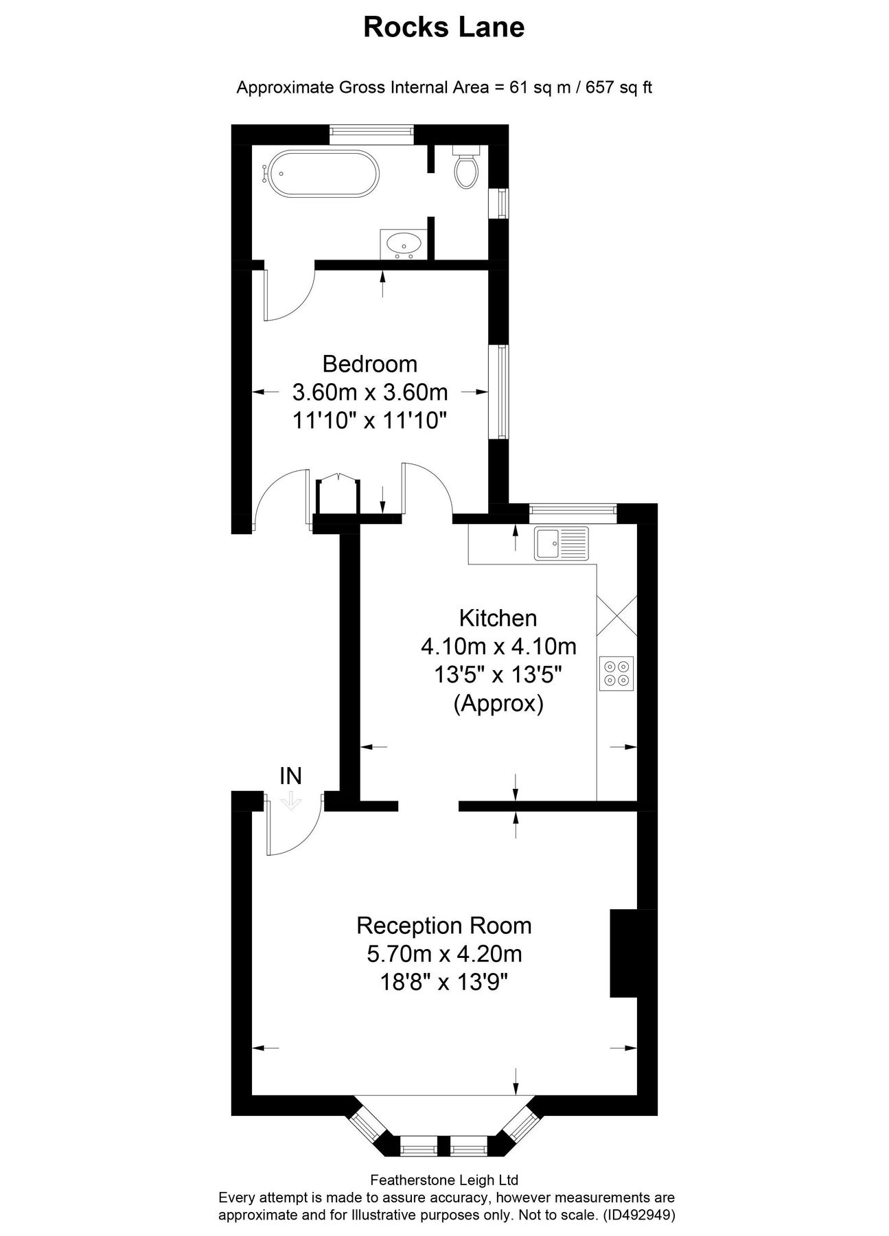 1 bed flat to rent in Rocks Lane, Barnes, London, UK SW13 Zoopla