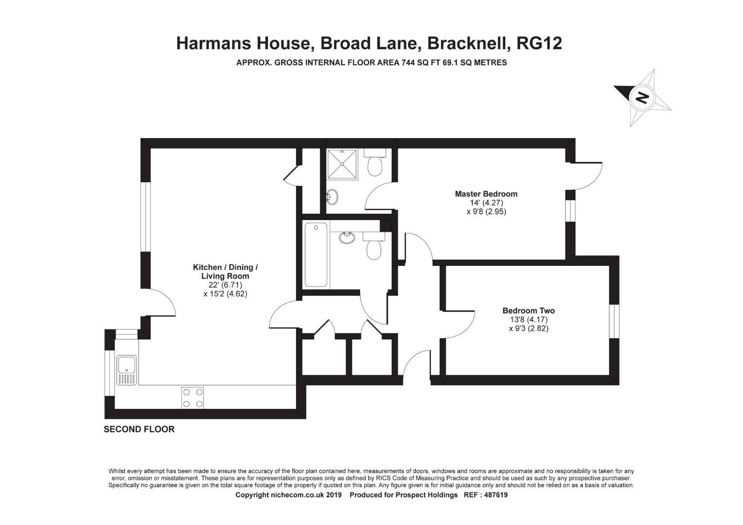 2 bed flat for sale in Broad Lane, Bracknell RG12 Zoopla