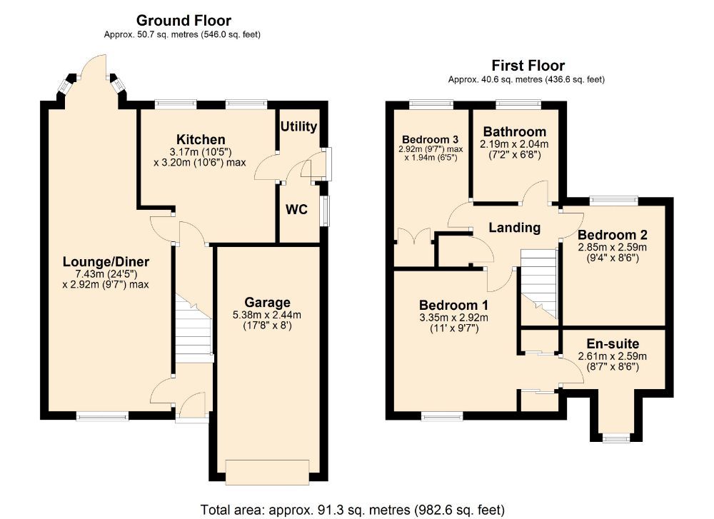 3 bed detached house for sale in Mercury Close, Timken, Daventry NN11