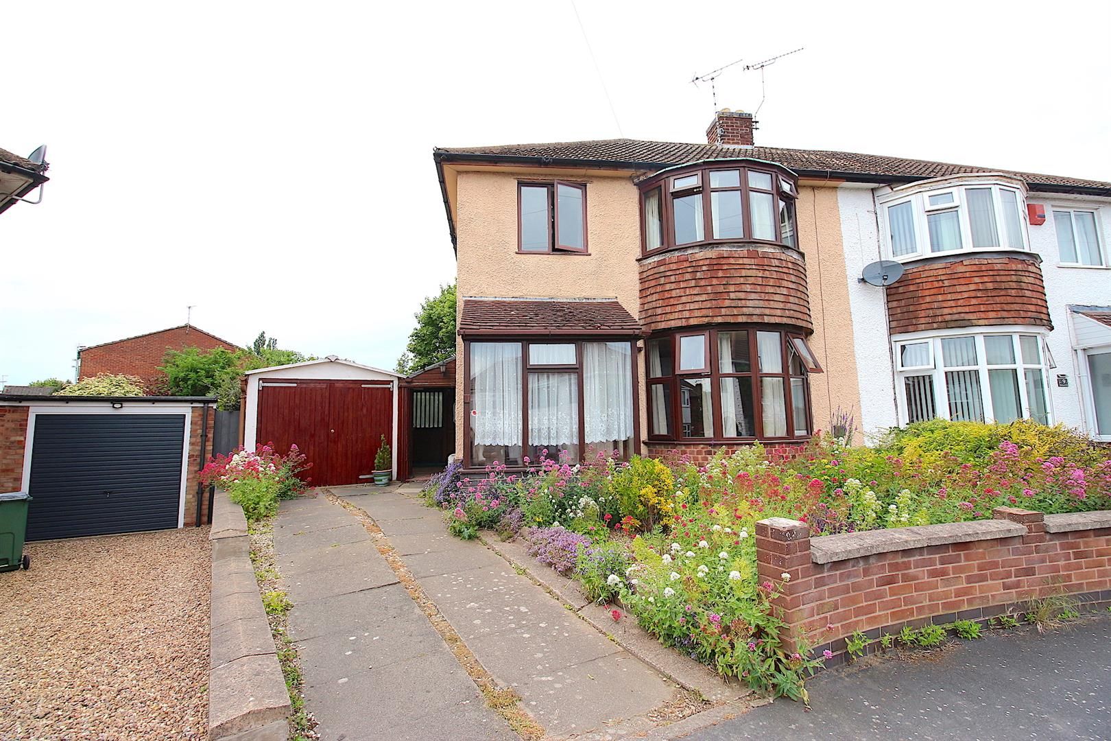 3 bed semidetached house for sale in Charlecote Avenue, Braunstone