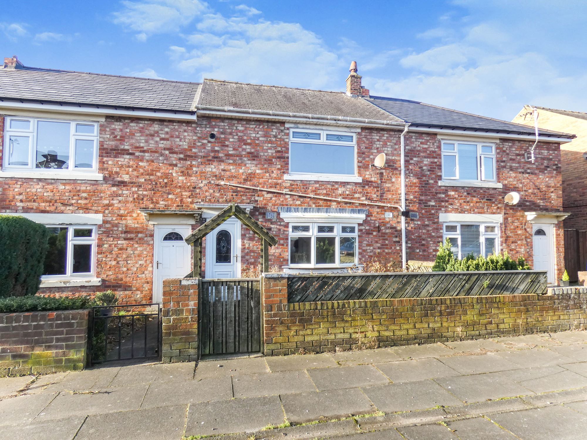 3 bed terraced house to rent in Waller Terrace, Houghton Le Spring DH5