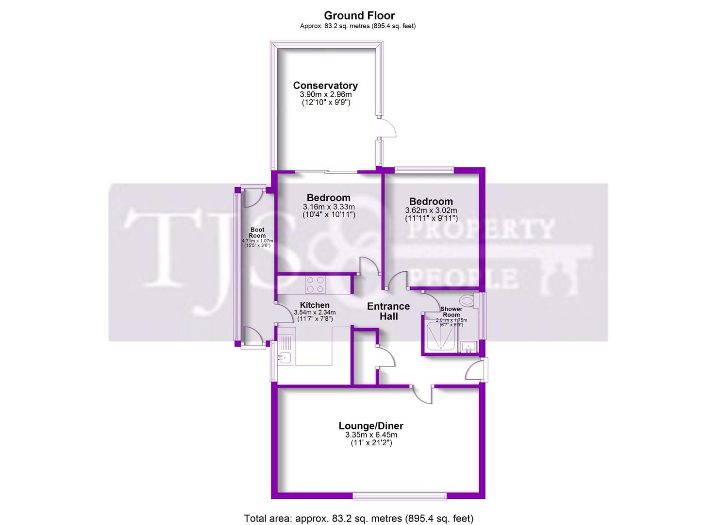 2 bed detached bungalow for sale in Central Avenue, Borrowash, Derby
