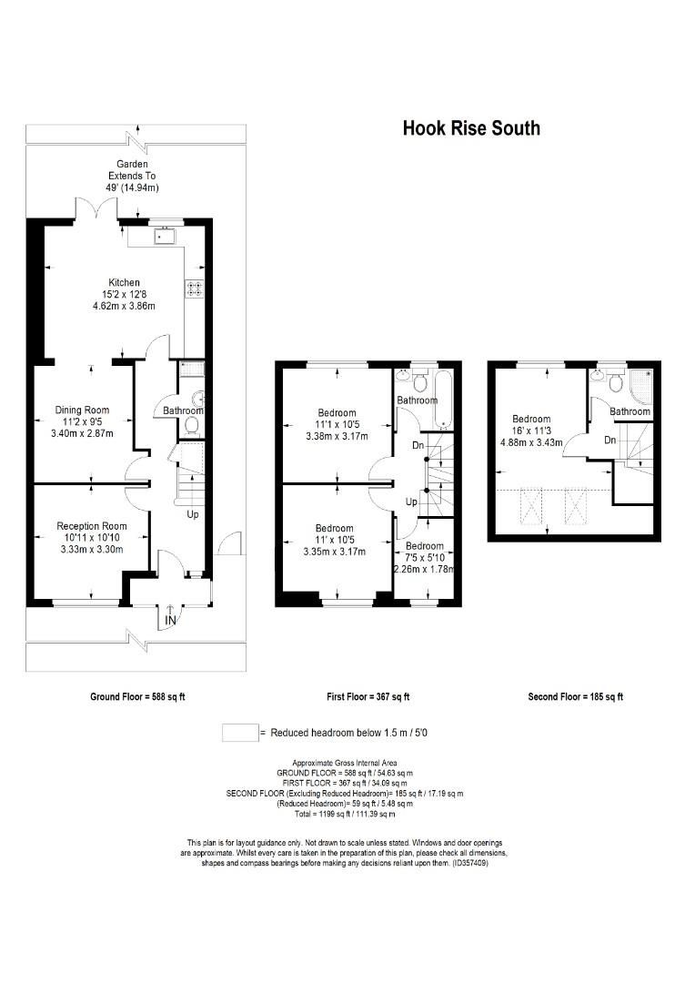 4 bed semidetached house for sale in Hook Rise South, Tolworth