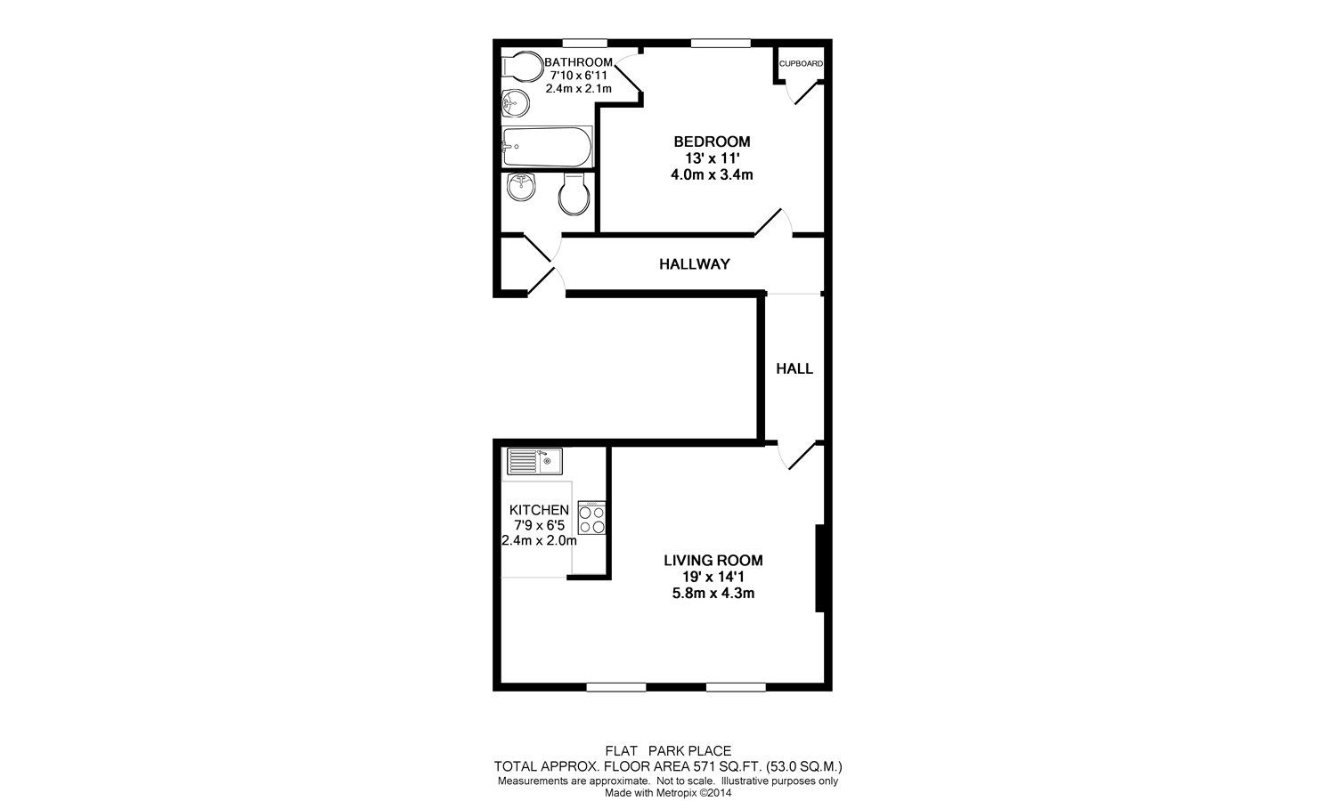1 bed flat to rent in Park Place, Clifton, Bristol BS8 Zoopla