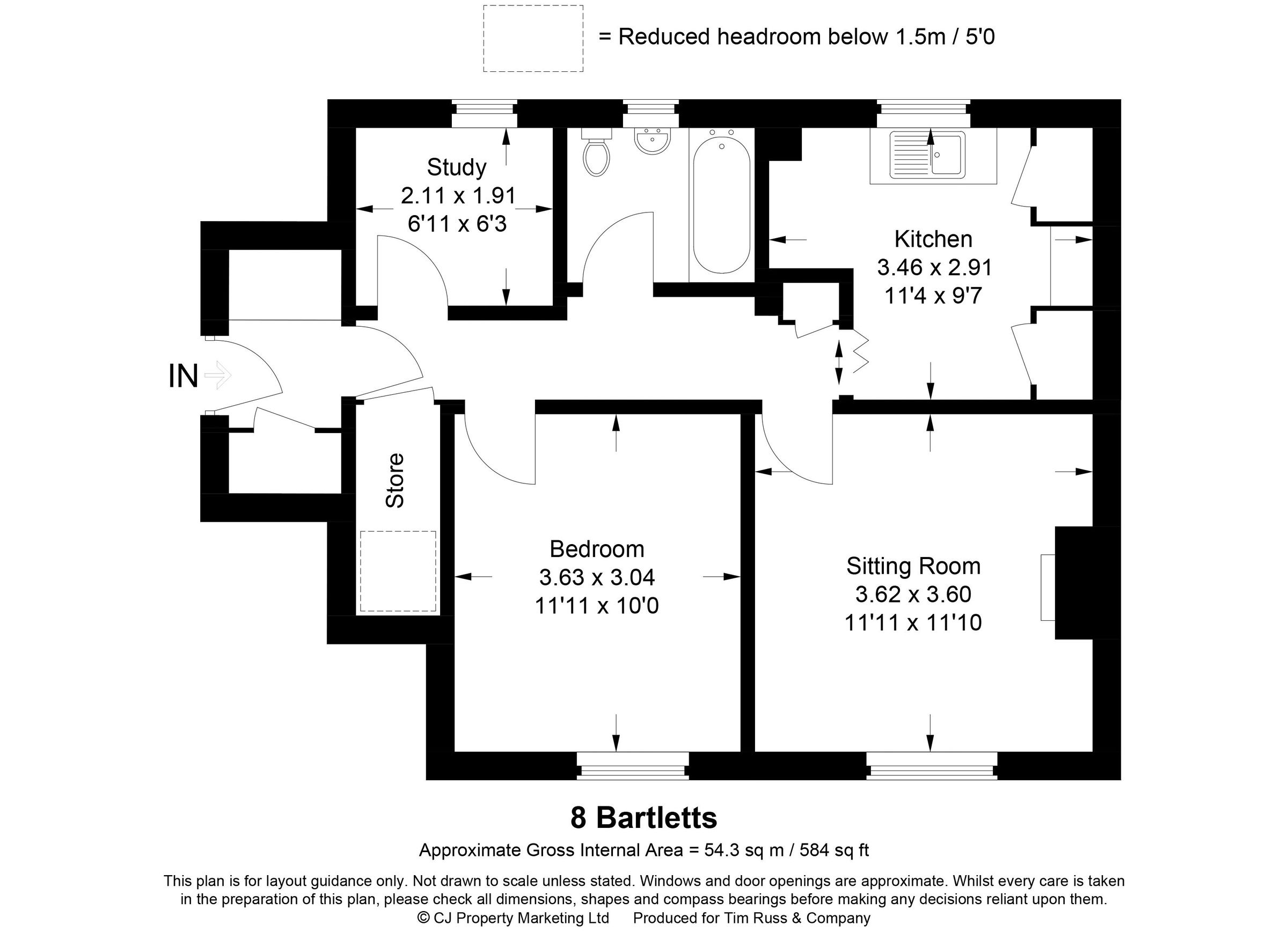 1 bed flat for sale in Bartletts Hillside Close, Chalfont St. Peter
