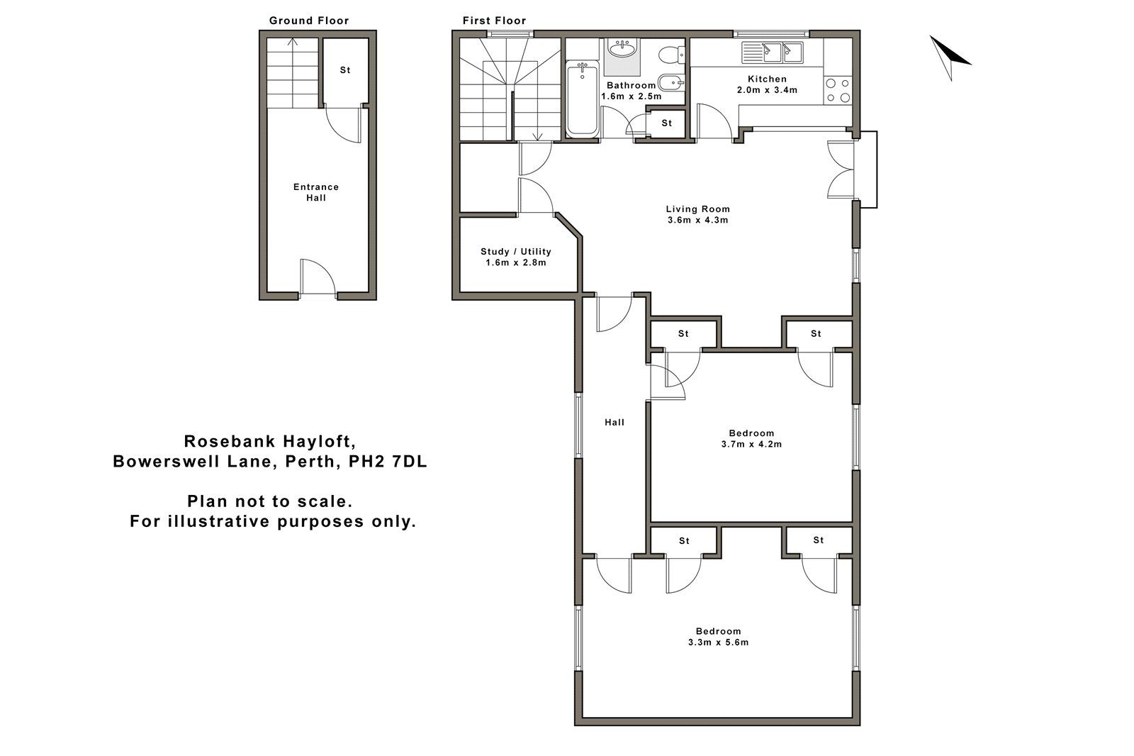 2 bed flat for sale in Rosebank Hayloft, Bowerswell Lane, Perth PH2