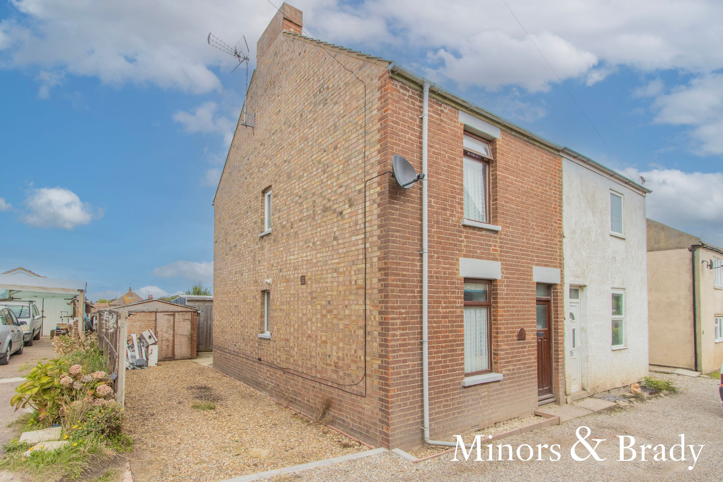 2 bed semidetached house for sale in Drift Road, CaisterOnSea, Great