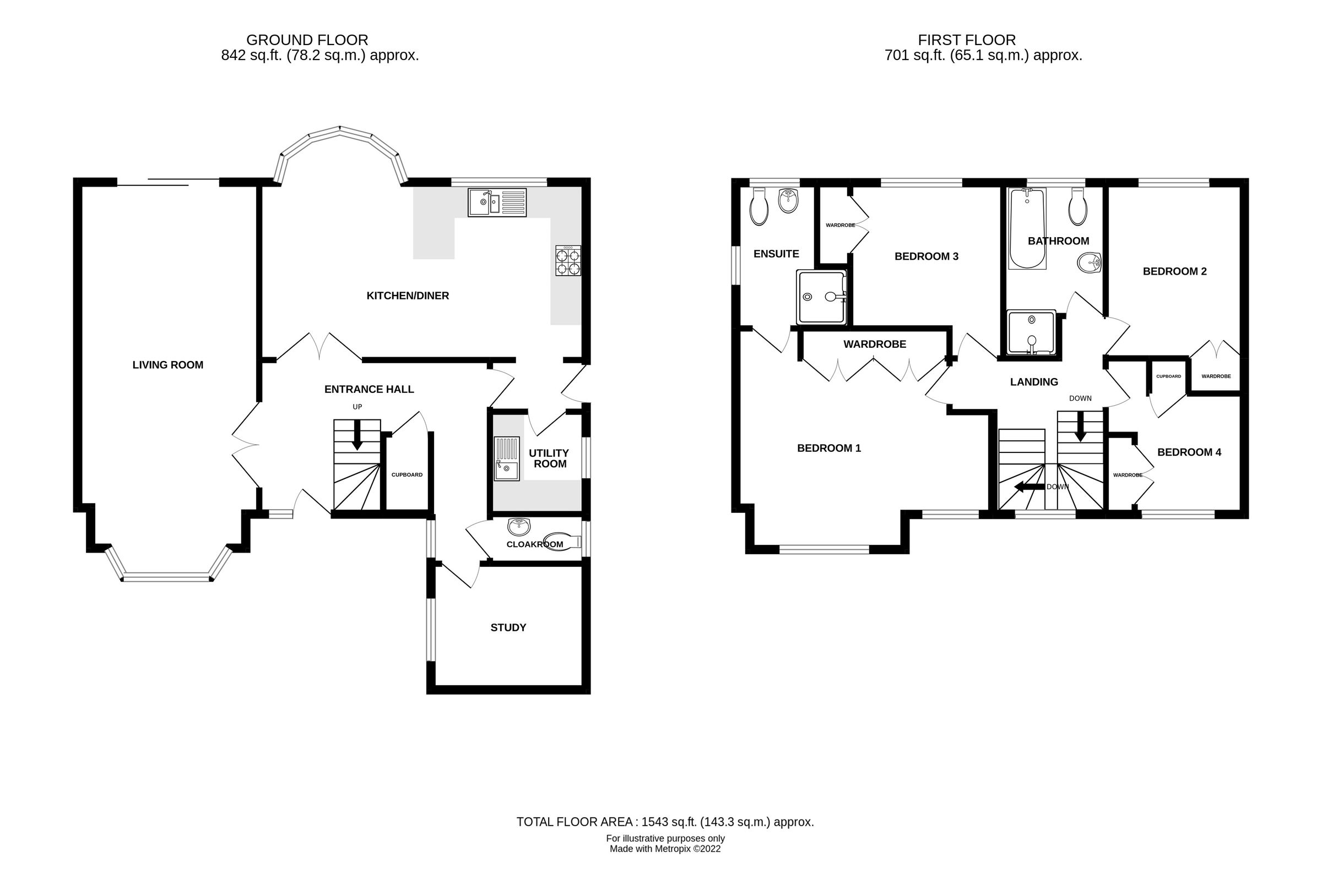 4 bed detached house for sale in Hawkins Crescent, Bradley Stoke