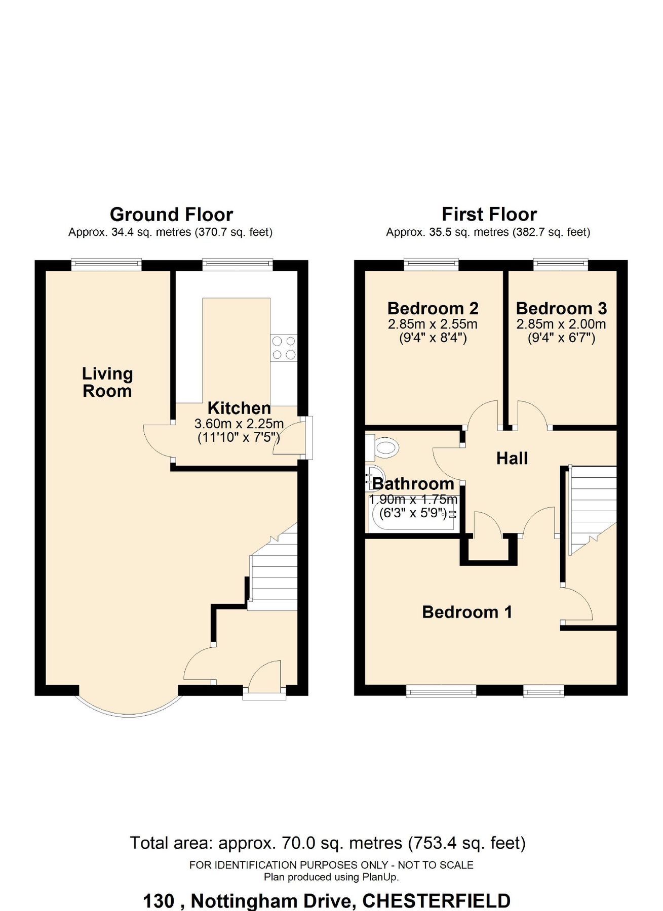 3 bed detached house for sale in Nottingham Drive, Wingerworth, Chesterfield S42 Zoopla