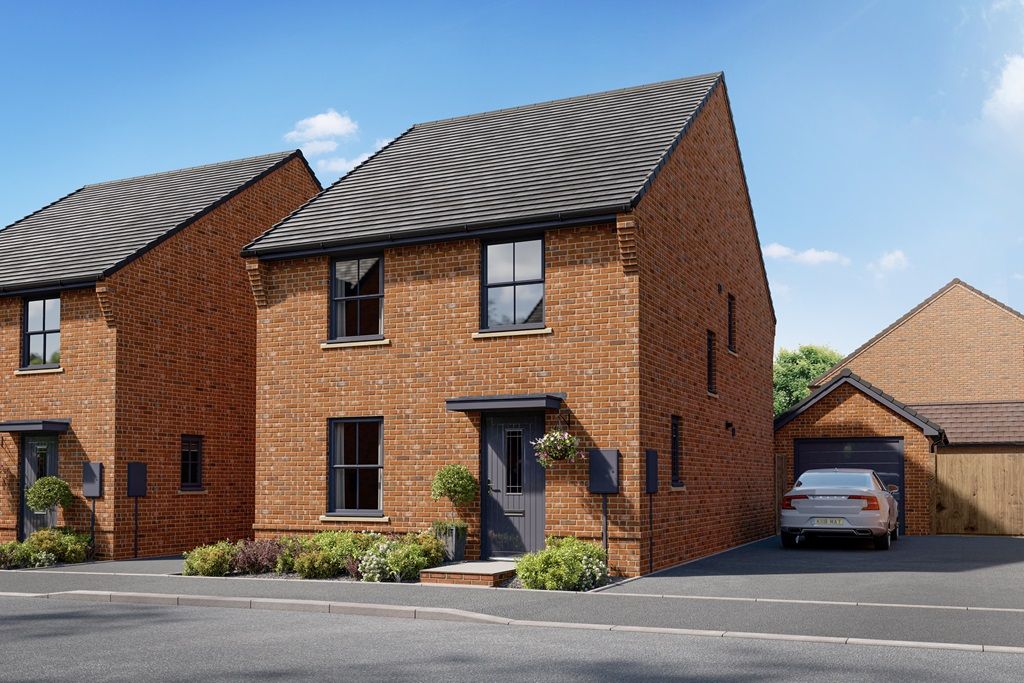 New home, 4 bed detached house for sale in "Hanbury" at Scott Way, South Leaze, Swindon SN1 Zoopla